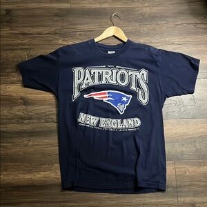 Vintage 1998 New England Patriots Navy T-Shirt